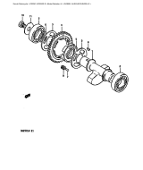 SUZUKI, DR 250 S E, KURBEL AUSGLEICHSWELLE