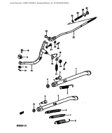 SUZUKI, DR 250 S E, STAND REAR BRAKE