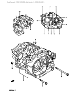 SUZUKI, DR 250 S E, KURBELGEHAEUSE