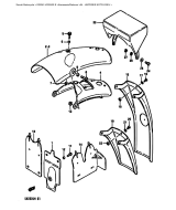 SUZUKI, DR250SE-1, HINTERER KOTFLUEGEL
