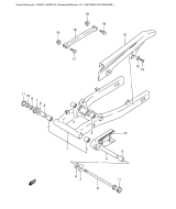 SUZUKI, Suzuki GS500 K2, HINTERER SCHWINGARM