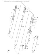 SUZUKI, GS 500 /U K2, FRONT DAEMPFER