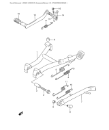 SUZUKI, GS 500 /U K2, STAND REAR BRAKE