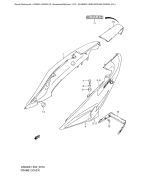 SUZUKI, GS 500 /U K2, RAHMEN VERKLEIDUNG