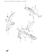 SUZUKI, GS 500 /U K2, FUSSSTUETZE