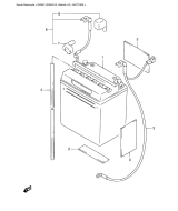 SUZUKI, Suzuki GS500 K2, BATTERIE