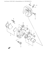 SUZUKI, GN 250 F, FRONTBREMSSATTEL