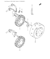 SUZUKI, GN 250 F, ZUENDMAGNET