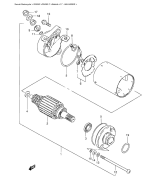 SUZUKI, GN 250 F, ANLASSER