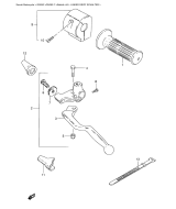 SUZUKI, GN 250 F, LINKER GRIFFSCHALTER