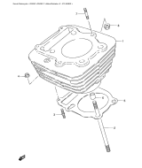 SUZUKI, GN 250 F, ZYLINDER