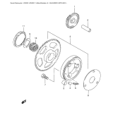 SUZUKI, GN 250 F, ANLASSER KUPPLUNG