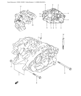 SUZUKI, GN 250 F, KURBELGEHAEUSE