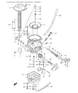 SUZUKI, GN 250 F, VERGASER