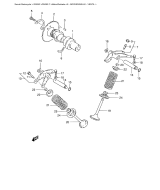 SUZUKI, GN 250 F, NOCKENWELLE VENTIL