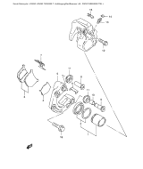 SUZUKI, GN 250 T, FRONTBREMSSATTEL