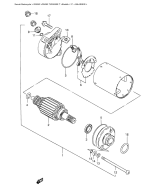 SUZUKI, GN 250 T, ANLASSER