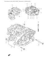 SUZUKI, GN 250 T, KURBELGEHAEUSE