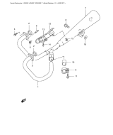 SUZUKI, GN 250 T, AUSPUFF