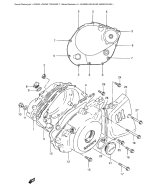 SUZUKI, GN 250 T, KURBELGEHAEUSEABDECKUNG