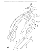 SUZUKI, AN125 Y, RAHMEN VERKLEIDUNG
