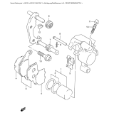 SUZUKI, AN 125 Y, FRONT BREMSSATTEL