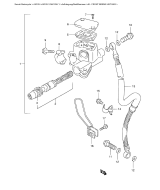 SUZUKI, AN 125 Y, FRONT BREMSLEITUNG