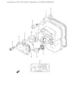 SUZUKI, AN125 Y, ZYLINDERKOPF ABDECKUNG