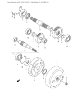 SUZUKI, AN125 Y, GETRIEBE 2