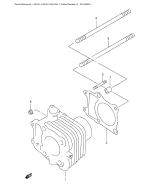 SUZUKI, AN125 Y, ZYLINDER