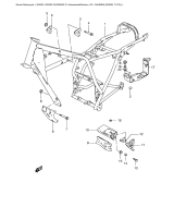 SUZUKI, GN 250 W, RAHMEN