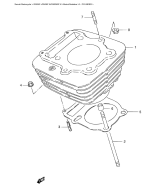 SUZUKI, GN 250 W, ZYLINDER