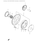 SUZUKI, GN 250 W, ANLASSER KUPPLUNG