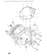 SUZUKI, GN 250 W, KURBELGEHAEUSEABDECKUNG