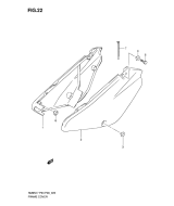 SUZUKI, RM 85 US L0, RAHMENVERKLEIDUNG