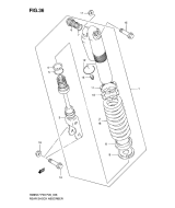 SUZUKI, RM 85 US L0, HINTERER STOSSDAEMPFER