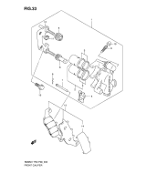 SUZUKI, RM85 US L0LL0, FRONTBREMSSATTEL