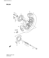 SUZUKI, RM 85 US L1, HINTERRAD LL0