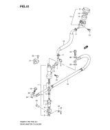 SUZUKI, RM 85 US L0, HINTERER HAUPTBREMSZYLINDER