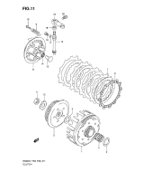 SUZUKI, RM 85 US L0, KUPPLUNG