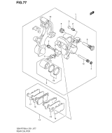 SUZUKI, GSXR750 L4, HINTERE BREMSZANGE