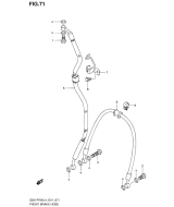 SUZUKI, GSX-R 750 L4, FRONTBREMSLEITUNG