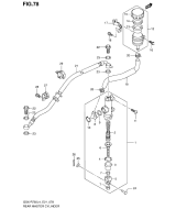 SUZUKI, GSXR750 L4, HINTERER HAUPTBREMSZYLINDER