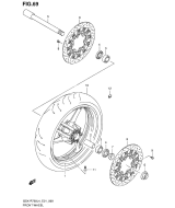 SUZUKI, GSXR750 L4, VORDERRAD