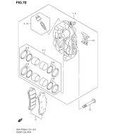 SUZUKI, GSXR750 L4, FRONTBREMSSATTEL