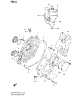 SUZUKI, GSXR750 L4, KURBELGEHAEUSEABDECKUNG