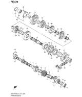 SUZUKI, GSXR750 L4, GETRIEBE