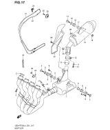 SUZUKI, GSXR750 L4, AUSPUFF