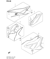 SUZUKI, GSXR750 L4, TANKVERKLEIDUNG