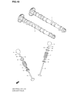 SUZUKI, GSXR750 L4, NOCKENWELLE VENTIL